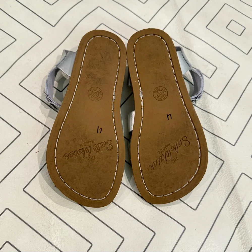 Salt Water Silver Sandals - Picture 12 of 14